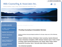 Tablet Screenshot of able-counseling.com